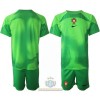 Maglia da Calcio Portiere Portogallo Casa Mondiali 2022 per Bambino